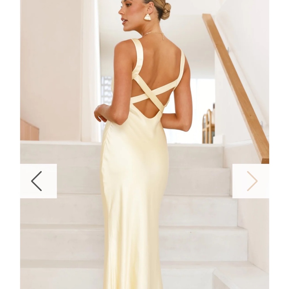 Andie Maxi Dress - Yellow (US 10)
